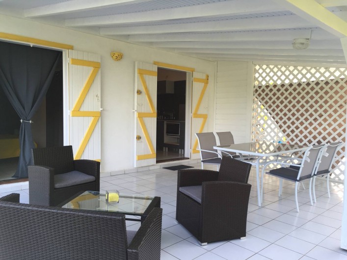 Location de vacances - Gîte à Sainte-Anne - terrasse