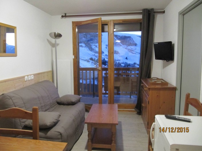 Location de vacances - Appartement à Saint-François-Longchamp - SALON AVEC TELEVISEUR,WIFI