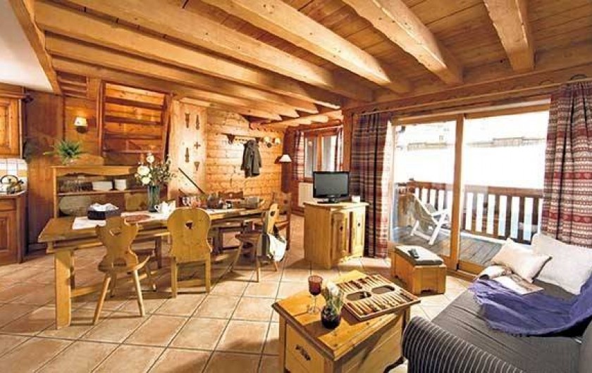 Location de vacances - Appartement à Val Claret - Salon
