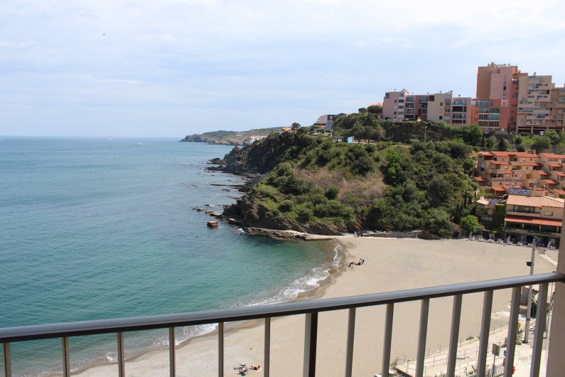 Location de vacances - Appartement à Banyuls-sur-Mer - Vue depuis les trois balcons