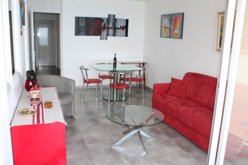 Location de vacances - Appartement à Banyuls-sur-Mer - Salle à manger  Table extensible 8 pers