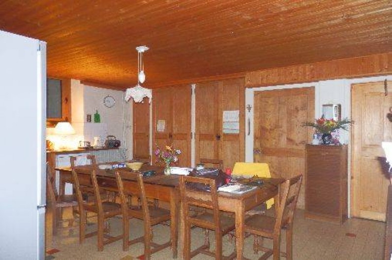 Location de vacances - Appartement à Saint-Nicolas de Véroce - Cuisine-salle à manger