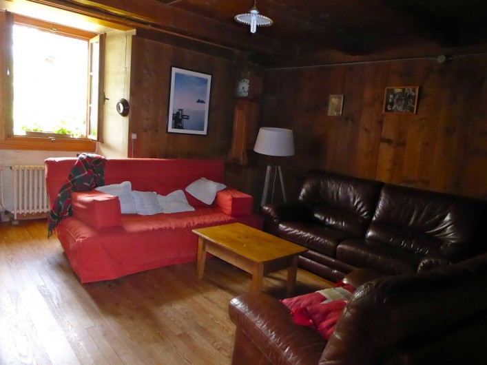 Location de vacances - Appartement à Saint-Nicolas de Véroce - Salon