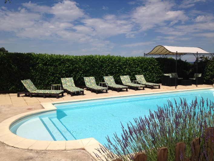 Location de vacances - Maison - Villa à Saint-Étienne-des-Oullières - Exclusive use of heated pool