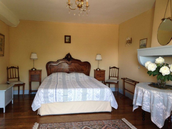 Location de vacances - Maison - Villa à Saint-Étienne-des-Oullières - Chambre bleu - air-conditionné reversible