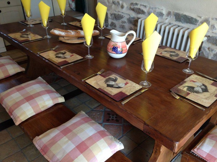 Location de vacances - Maison - Villa à Saint-Étienne-des-Oullières - Grande table