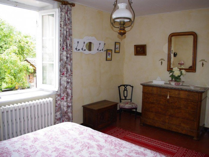 Location de vacances - Maison - Villa à Saint-Étienne-des-Oullières - Chambre rouge - air-conditionné reversible