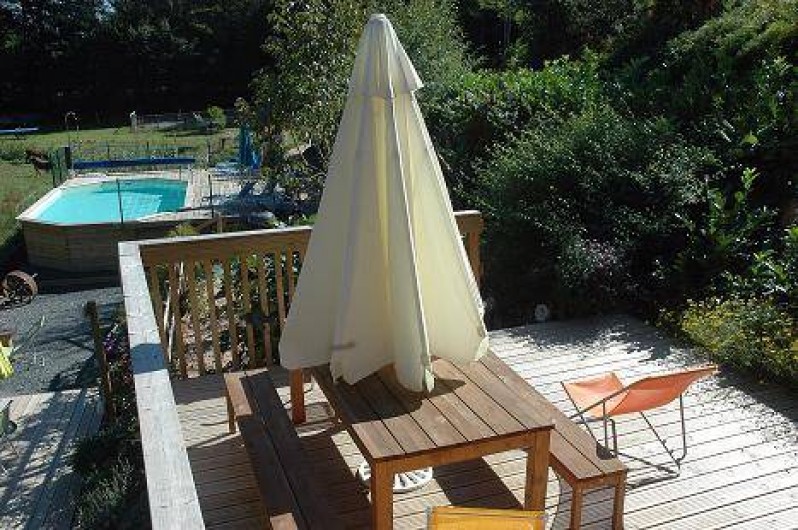 Location de vacances - Gîte à Saint-Perdoux - Terrasse Grand Gîte