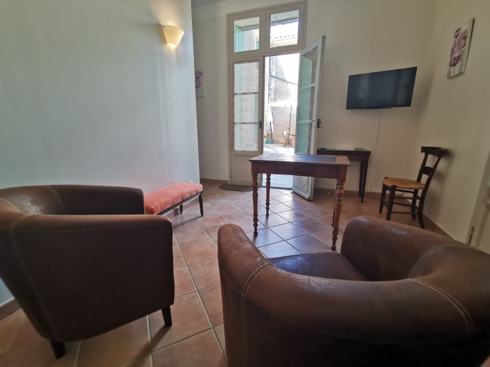 Location de vacances - Chambre d'hôtes à Jonquières - Salon de détente