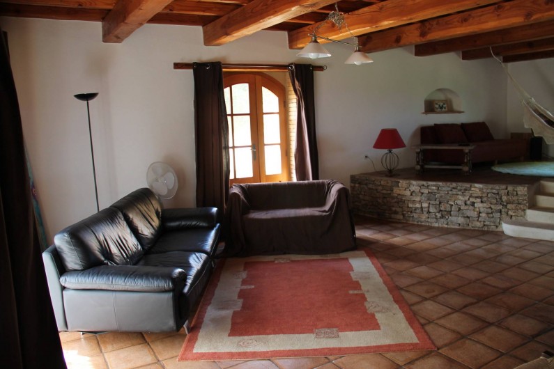Location de vacances - Maison - Villa à Saint-André-d'Olérargues - Salon bas