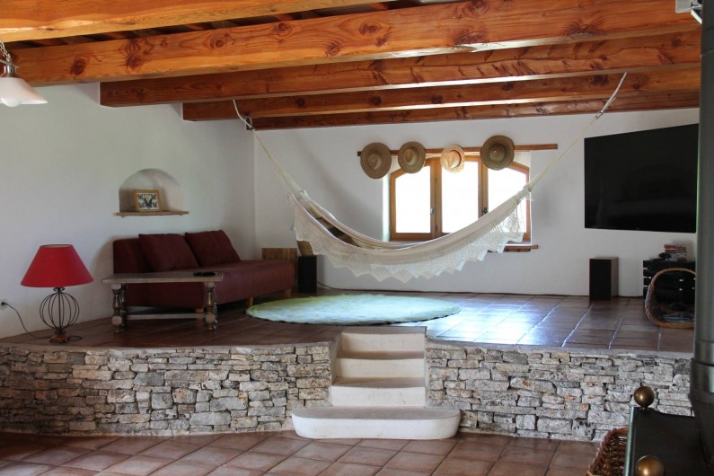 Location de vacances - Maison - Villa à Saint-André-d'Olérargues - Salon haut
