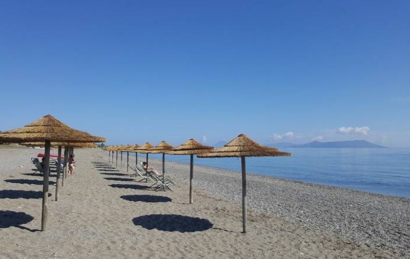 Location de vacances - Bungalow - Mobilhome à Monforte San Giorgio - Notre plage privée