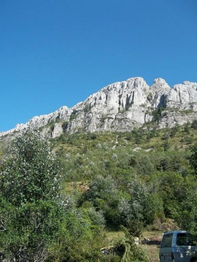 Location de vacances - Bungalow - Mobilhome à Blieux - la montagne dans toute sa splendeur