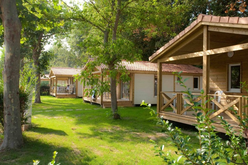 Location de vacances - Camping à Argelès-sur-Mer - Chalet Prestige 4