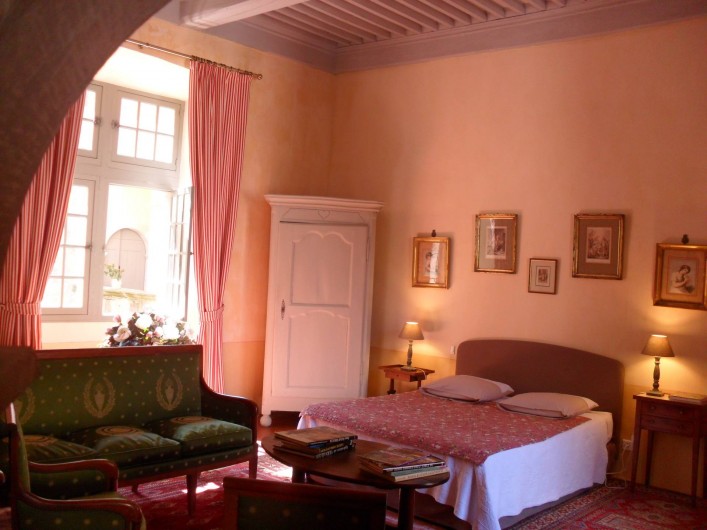 Location de vacances - Château - Manoir à Pégairolles-de-l'Escalette - Chambre Bonne Maman