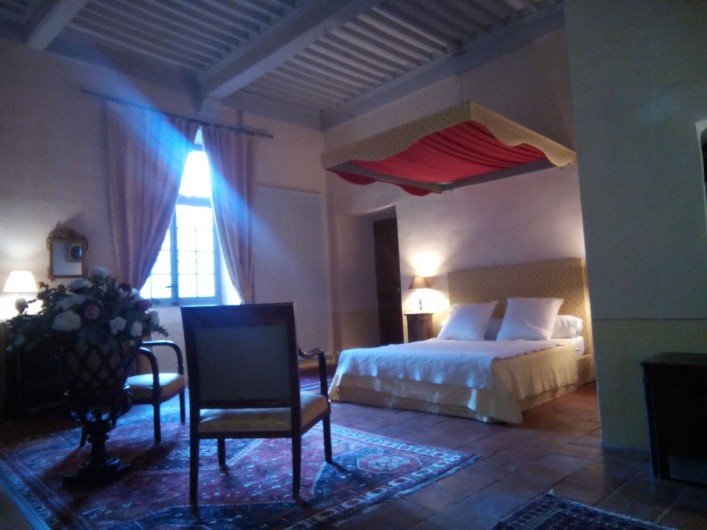 Location de vacances - Château - Manoir à Pégairolles-de-l'Escalette - Chambre Tante Maguite