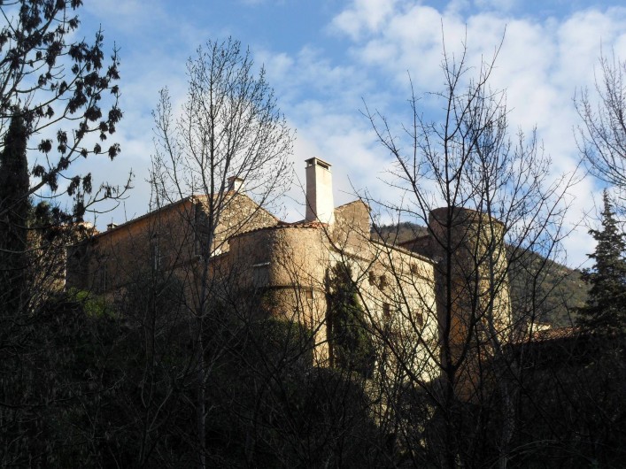 Location de vacances - Château - Manoir à Pégairolles-de-l'Escalette - Façade Ouest