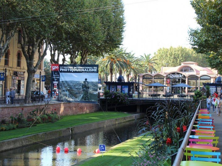 Location de vacances - Appartement à Canet-en-Roussillon - centre de PERPIGNAN ville de 115000 habitants a 10 kilometres de CANET