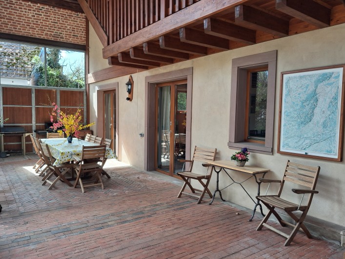 Location de vacances - Gîte à Mittelhausen - Terrasse