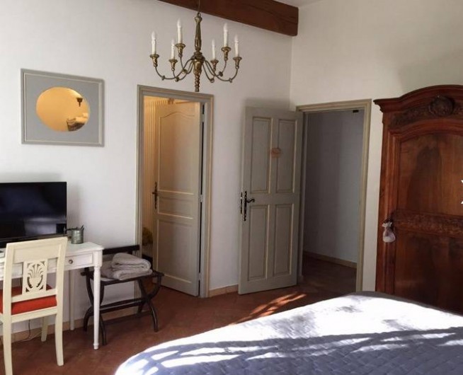 Location de vacances - Chambre d'hôtes à Saint-Félix-de-Pallières - Chambre Châtaignier