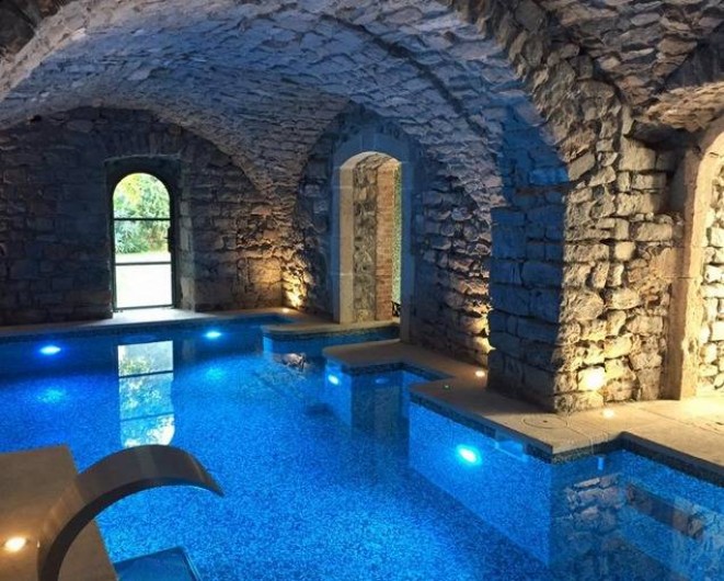Location de vacances - Chambre d'hôtes à Saint-Félix-de-Pallières - Piscine