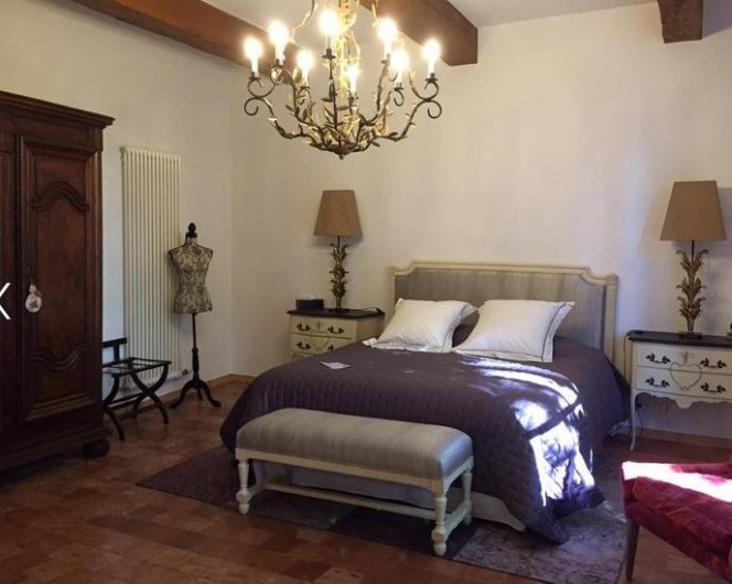 Location de vacances - Chambre d'hôtes à Saint-Félix-de-Pallières - Chambre Tilleul