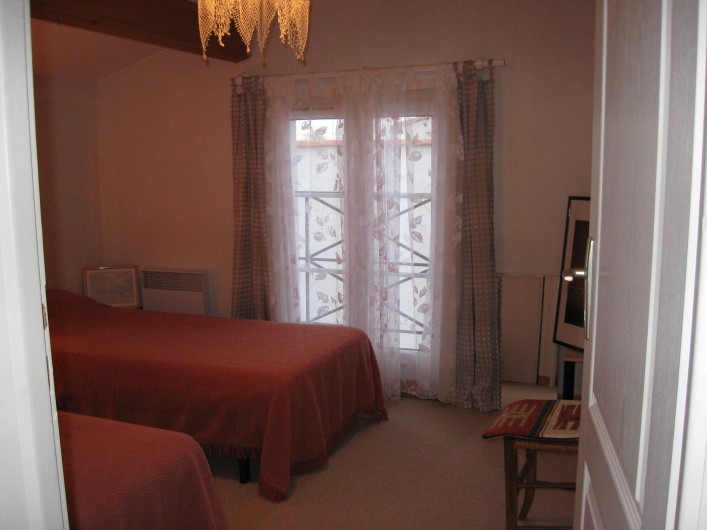 Location de vacances - Villa à La Couarde-sur-Mer - Chambre 3: 2 lits de 90 x 200