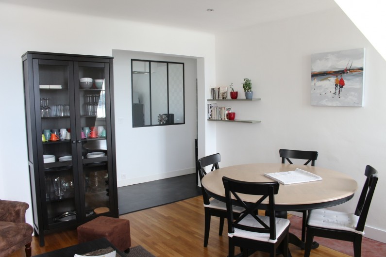 Location de vacances - Appartement à Saint-Malo - Le coin repas