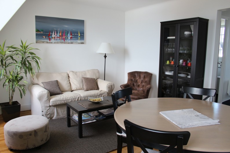 Location de vacances - Appartement à Saint-Malo - Le salon