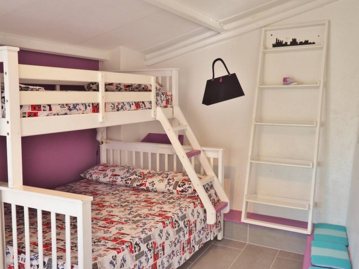 Location de vacances - Villa à Saint-Gilles les Bains - Chambre enfants