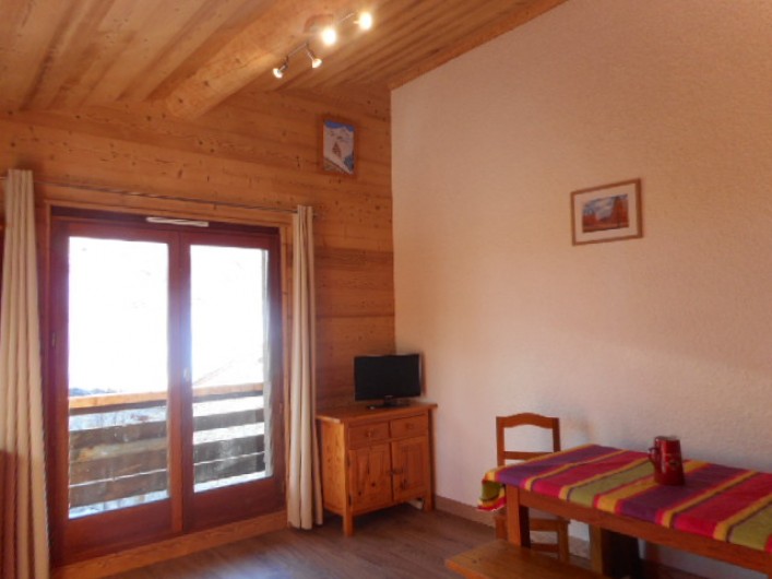 Location de vacances - Appartement à Bonneval-sur-Arc - Baie vitrée expo sud