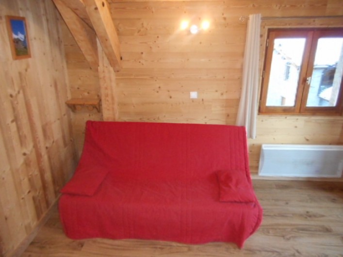 Location de vacances - Appartement à Bonneval-sur-Arc - Canapé lit avec un matelas Bultex