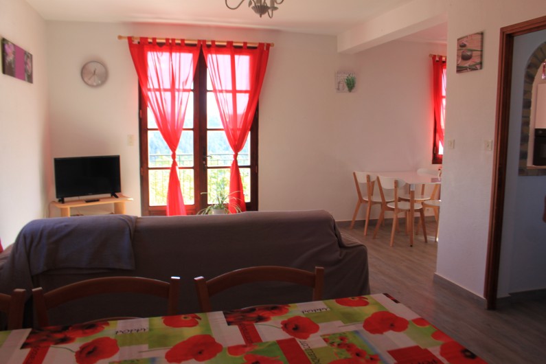 Location de vacances - Maison - Villa à Rosières - salle à manger/salon