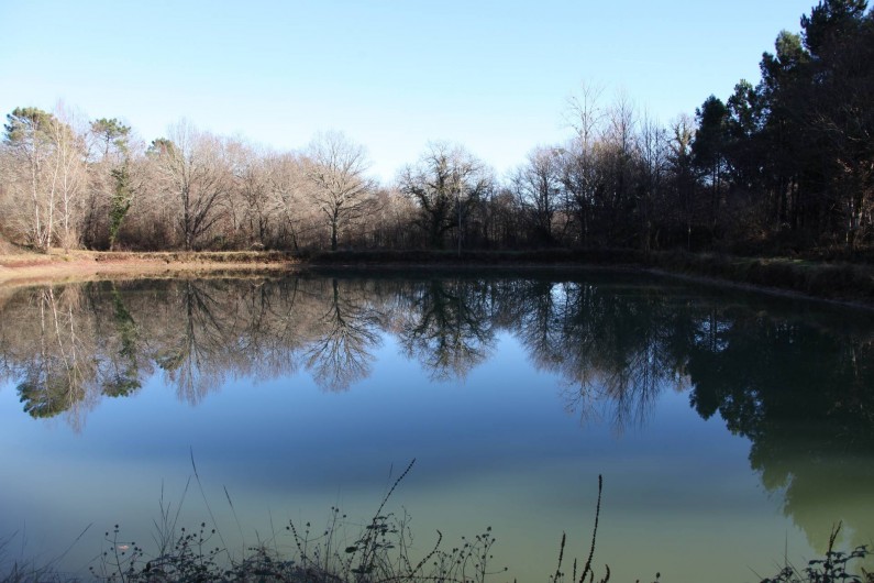 Location de vacances - Chalet à Pompiey - Lac pêche