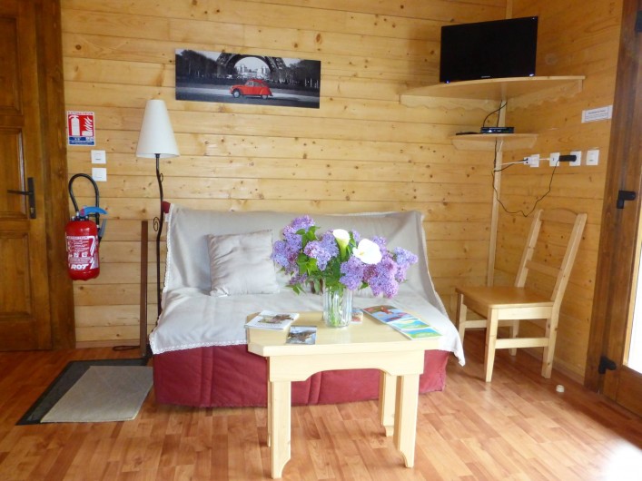 Location de vacances - Chalet à Pompiey - coin repos 2