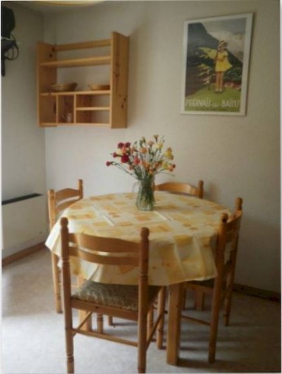 Location de vacances - Appartement à Saint-Gervais-les-Bains - Coin  repas