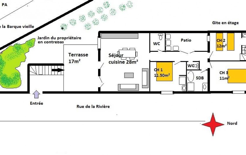 Location de vacances - Gîte à Saint-Nazaire-d'Aude