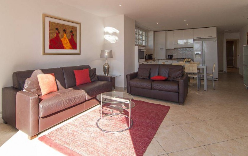 Location de vacances - Appartement à Cannes - Séjour coin repas