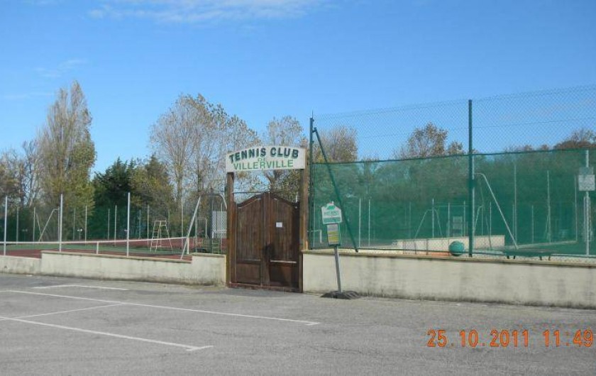 Location de vacances - Appartement à Villerville - tennis