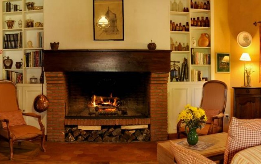 Location de vacances - Chambre d'hôtes à Bertrimont - CHEMINÉE COLOMBIER