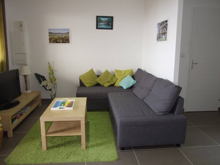 Location de vacances - Maison - Villa à Annecy - Gite n° 2 Salon canapé d'angle