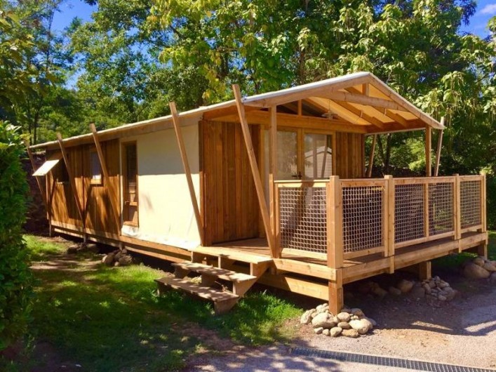 Location de vacances - Camping à Vernet-les-Bains - Lodge avec Sanitaires