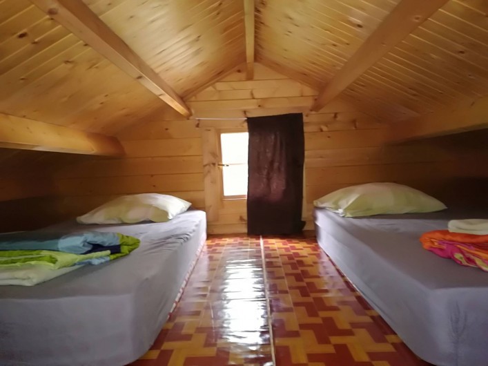 Location de vacances - Chalet à La Saline-Les-Bains - 2 lit simple pour 2 personnes dans la mezzanine