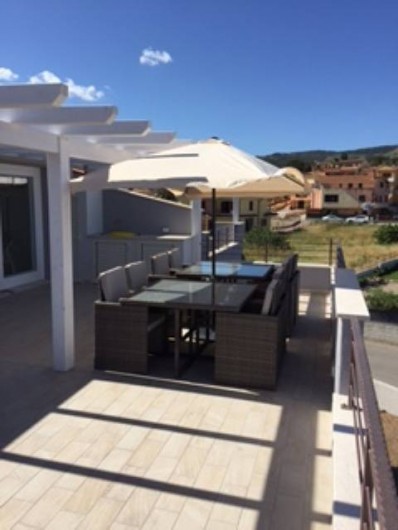 Location de vacances - Appartement à Lu Bagnu - Terrasse