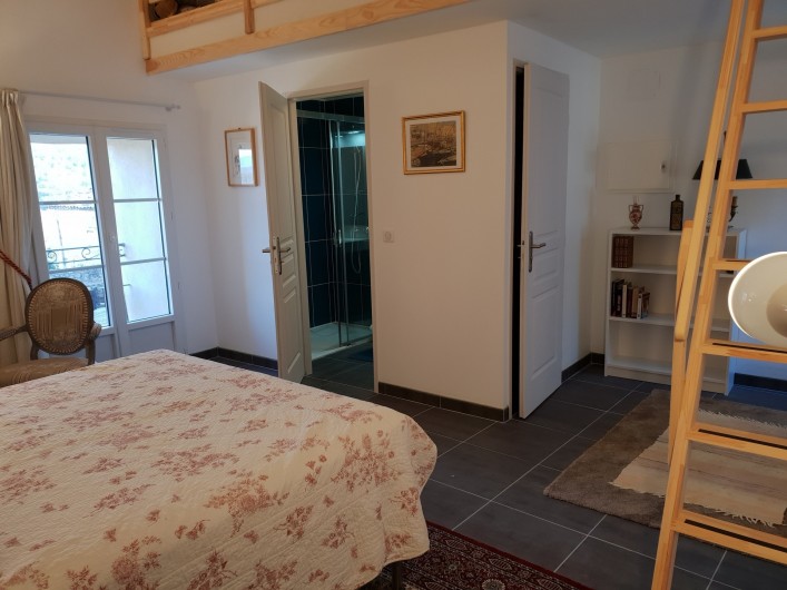 Location de vacances - Gîte à Oppedette - Chambre "mezzanine"