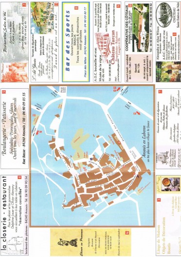 Location de vacances - Studio à Ansouis - Plan d'Ansouis.