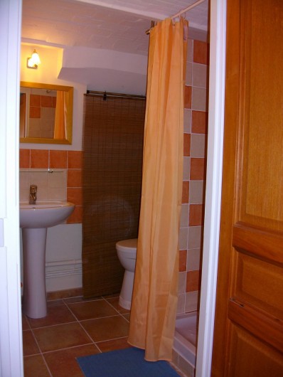 Location de vacances - Studio à Ansouis - - Salle d'eau - Lavabo - Douche - WC