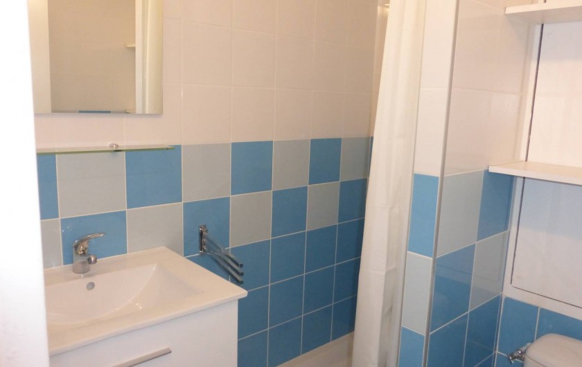 Location de vacances - Appartement à Canet-en-Roussillon - Salle de bain avec douche