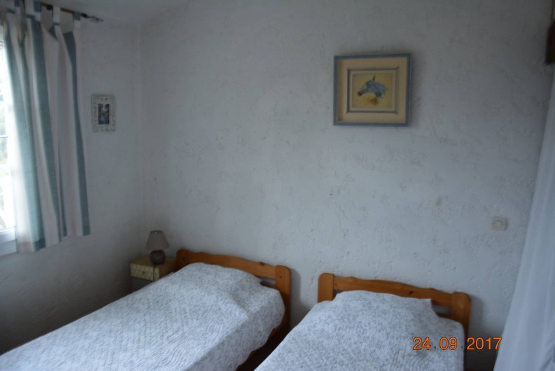 Location de vacances - Villa à Les Issambres - chambre bleue