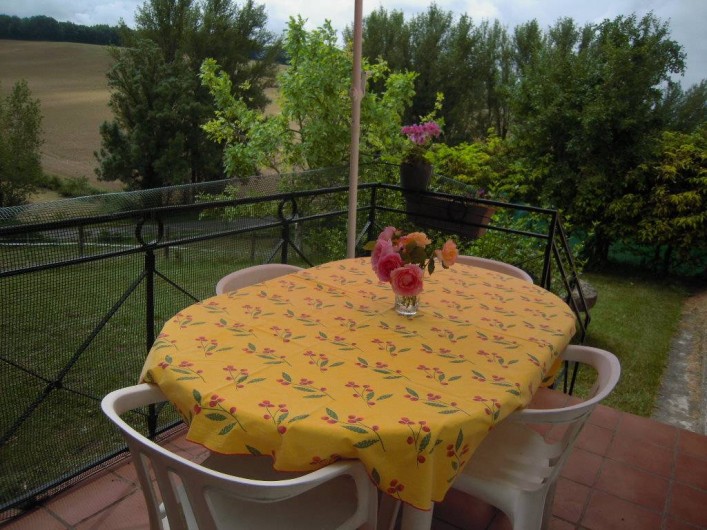 Location de vacances - Gîte à Pailloles - TERRASSE CUISINE